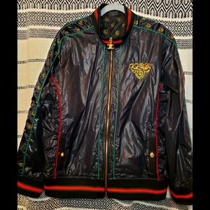 Coogie Plus Size Bomber Jacket